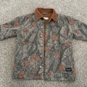 Abercrombie Kids Camo Fleece Lined Jacket